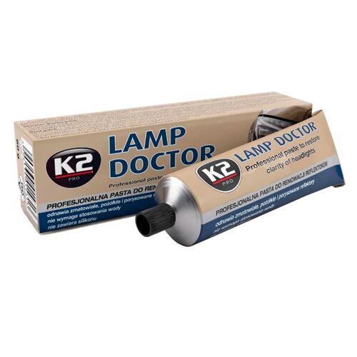 K2 Lamp Doctor паста для полировки фар 60 г, изображение 2