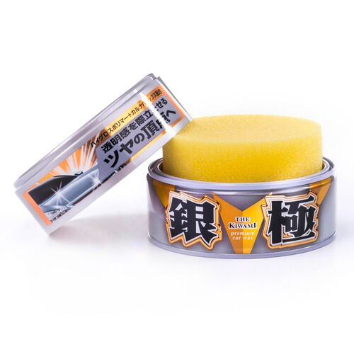 SOFT99 Kiwami Extreme Gloss Wax Silver воск Кивами для серебристых автомобилей 200 г, изображение 2