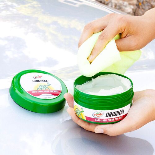 Turtle Wax Original Hard Shell Shine Car Wax синтетический крем-воск для защиты кузова 250 мл, изображение 4