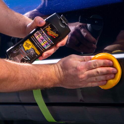 Meguiars Ultimate Black Plastic Restorer Lotion лосьйон для чорніння зовнішнього пластику 355 мл, зображення 13