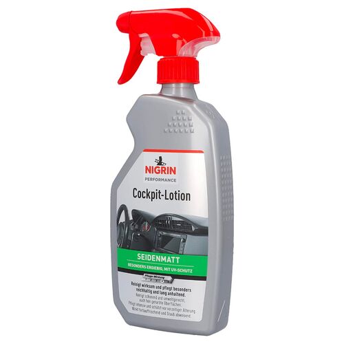 NIGRIN Performance Cockpit Lotion 40-дневный полироль для пластика с матовым эффектом 500 мл, изображение 2