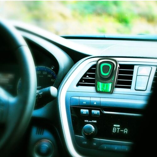 Aroma Car Ventis Green Lemon ароматизатор в дефлектор обдува зеленый лимон, изображение 3