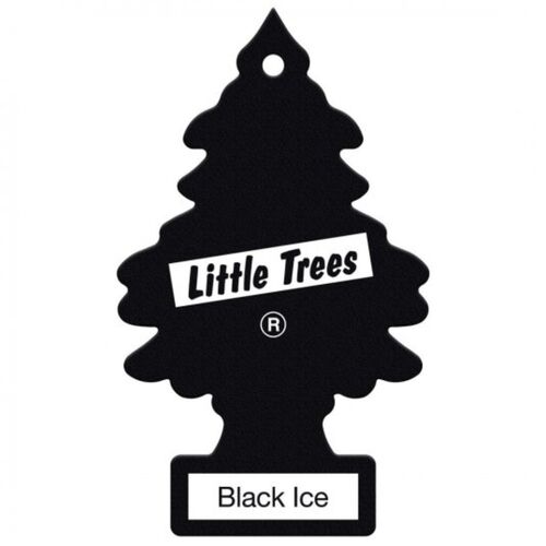 Little Trees Black Ice Air Freshener ароматизатор ёлочка с запахом черный лед, изображение 2