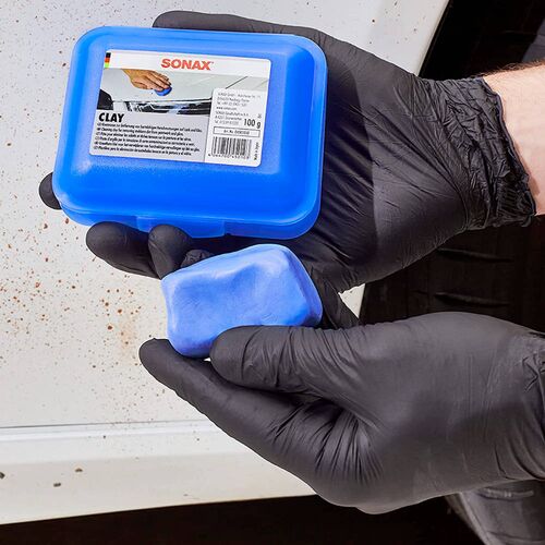 SONAX Clay синяя глина для очистки лакокрасочных поверхностей и стекла 112 г, Цвет: Синий, Количество: 112 г, изображение 2