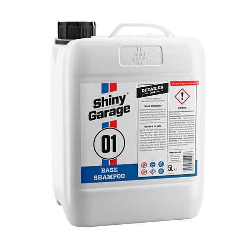 Shiny Garage Base Shampoo автощампунь для ручной мойки 5 л, Запах: Без запаха, Количество: 5 л