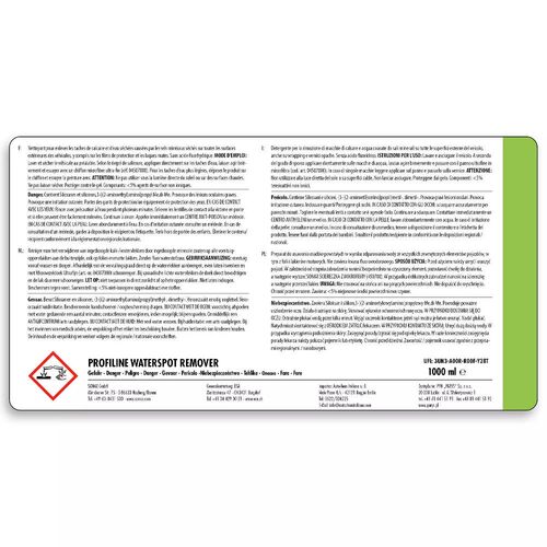 SONAX PROFILINE Water Spot Remover очиститель водного камня 1 л, изображение 4