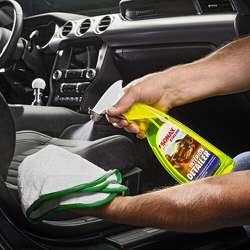 SONAX Microfaser Tuch für Polster +Leder микрофибра для кожи и ткани 40х40 см, изображение 3