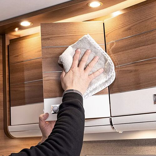 SONAX Microfaser Tuch Soft Touch набір серветок з мікрофібри 40х40 см 340 gsm 3 шт, зображення 9