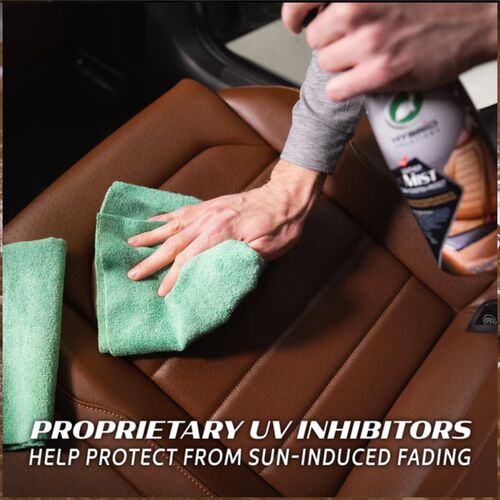 Turtle Wax Hybrid Solutions Leather Mist очисник кондиціонер для шкіри авто з УФ захистом 591 мл, зображення 4