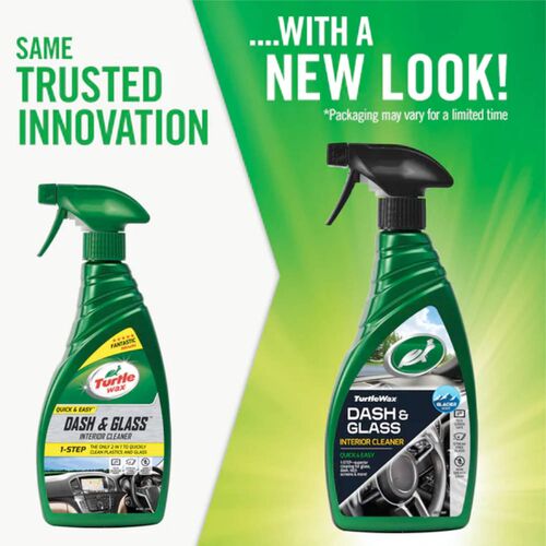 Turtle Wax Dash & Glass Cleaner Quick & Easy универсальный очиститель стекла и пластика салона 500 мл, изображение 3