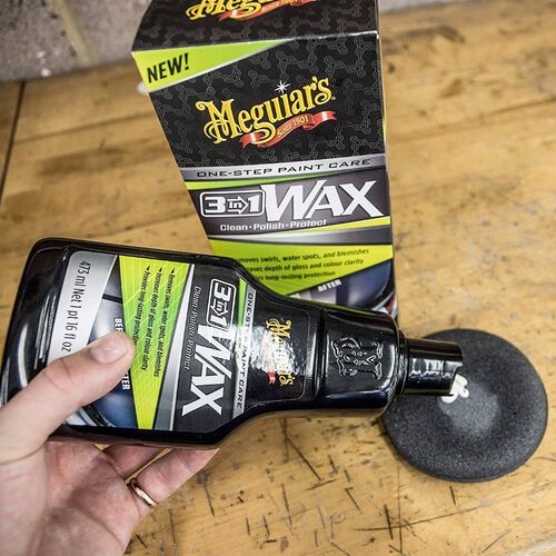 Meguiars Wax 3-in-1 рідкий віск 3 1 473 мл, зображення 5