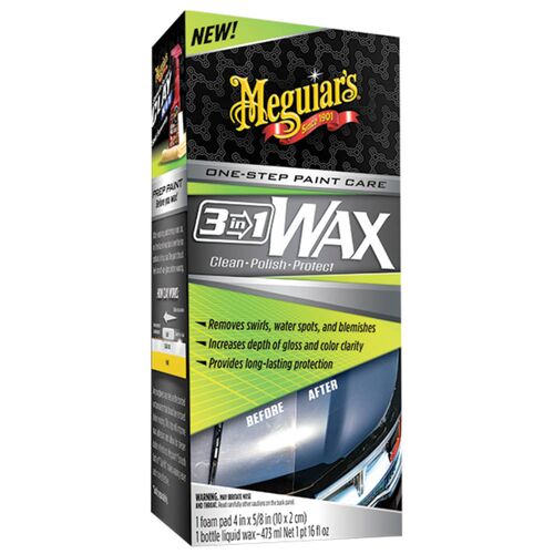 Meguiars Wax 3-in-1 рідкий віск 3 1 473 мл, зображення 3