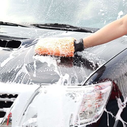 K2 Wash Mitt перчатка из микрофибры для мойки автомобиля, изображение 3