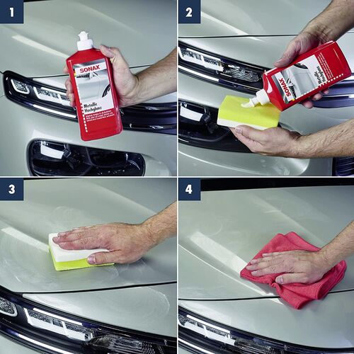 SONAX Metallic Hochglanz полироль металлик с воском 250 мл, Количество: 250 мл, изображение 4