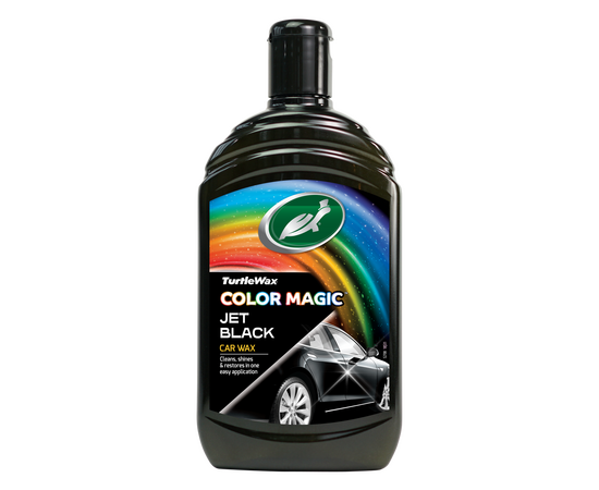 Turtle Wax Color Magic Jet Black Wax чорний поліроль з PTFE тефлоном 500 мл, Колір: Чорний, Обʼєм: 500 мл