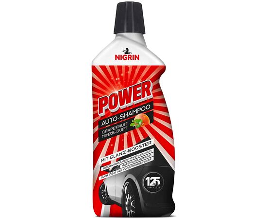 NIGRIN POWER Auto-Shampoo mit Glanz-Booster автошампунь концентрат с кондиционером (Германия) 1 л