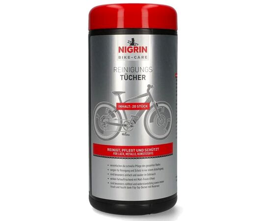 NIGRIN Bike-Care Fahrrad Reinigungstücher набор салфеток для чистки велосипеда (Германия) 20 шт