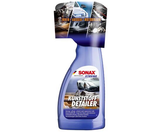 SONAX XTREME Kunststoff Detailer Дітейлер для полірування та захисту зовнішнього та внутрішнього пластику 500 мл