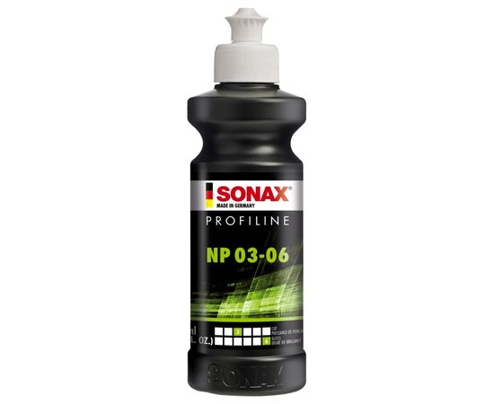 SONAX PROFILINE Nano Polish NP 03-06 паста для фінішного полірування кузова 250 мл