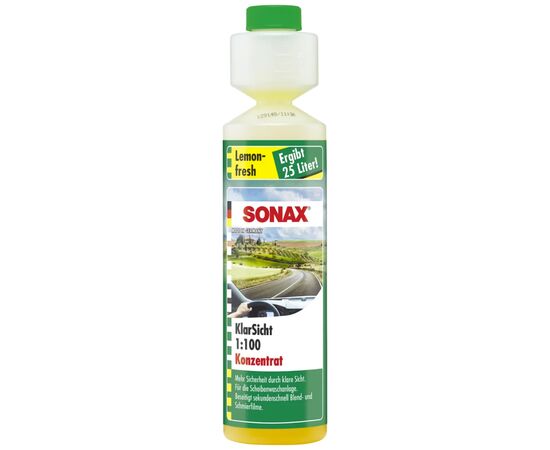 SONAX Clear View 1:100 Lemon Fresh концентрат омивача літній (лимон) 250 мл