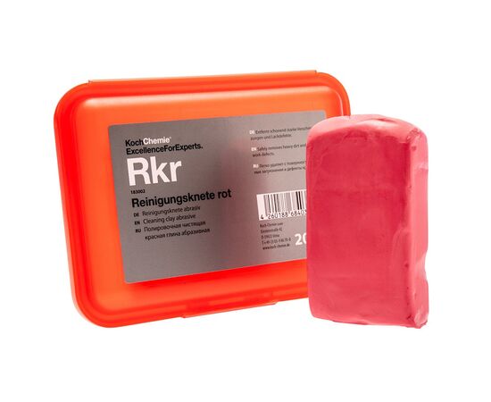 Koch Chemie REINIGUNGSKNETE BLAU полировочная чистящая глина красная 200 г, Цвет: Красный, Объем: 200 г