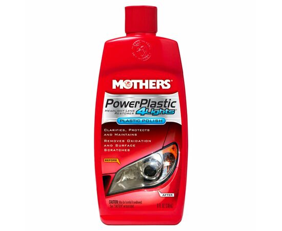 MOTHERS PowerPlastic 4Lights профессиональный полироль-реставратор для фар 237 мл