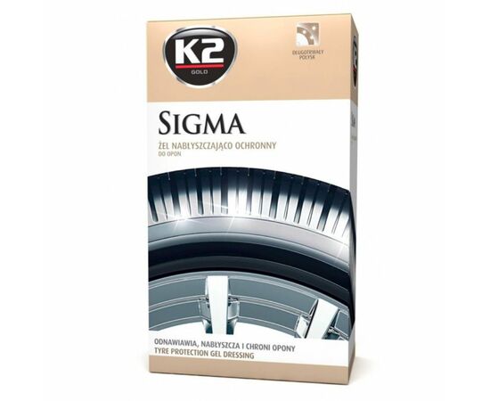K2 Sigma гель для чернения покрышек 500 мл, изображение 2