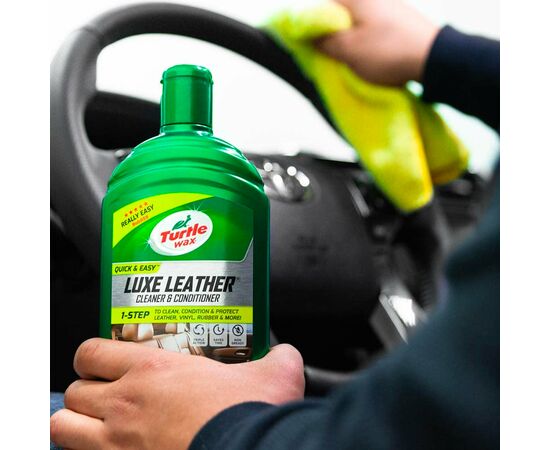 Turtle Wax Luxe Leather Quick & Easy очиститель и кондиционер для кожи 500 мл, изображение 4