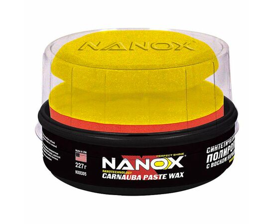 Nanox Carnauba Paste Wax синтетический твердый воск 227 г