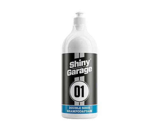 Shiny Garage Double Sour Shampoo & Foam 2 в 1 кислотный автошампунь и активная пена 1 л, Запах: Кондиционер для белья, Обʼєм: 1 л