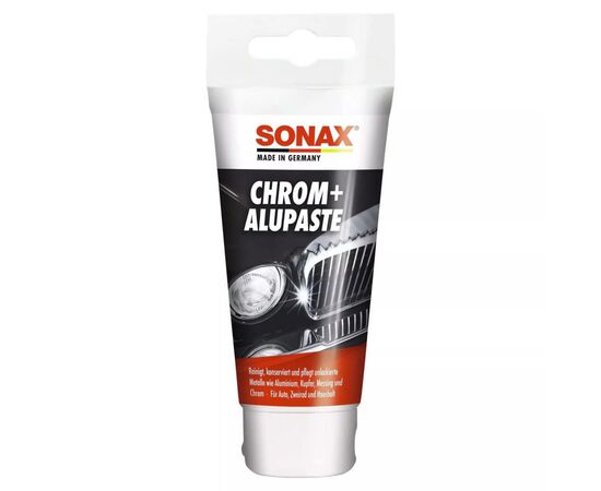 SONAX Chrome+ AluPaste поліроль для хрому, алюмінію, латуні 75 мл