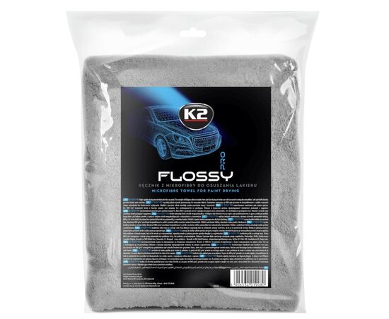 K2 FLOSSY Pro рушник з мікрофібри 90х60 см 800 gsm