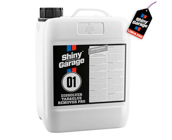 Shiny Garage Dissolver Tar & Glue Remover Pro очиститель битума и смолы (антибитум) 5 л, Объем: 5 л