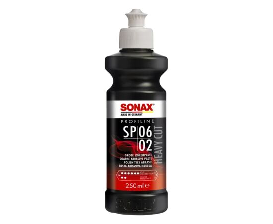 SONAX PROFILINE SP 06-02 абразивная полировальная паста для кузова 250 мл, Объем: 250 мл