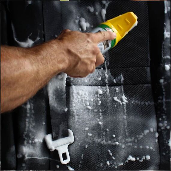 Turtle Wax Interior 1 Quick & Easy суха хімчистка салону з нейтралізатором запахів зі щіткою 400 мл, зображення 6