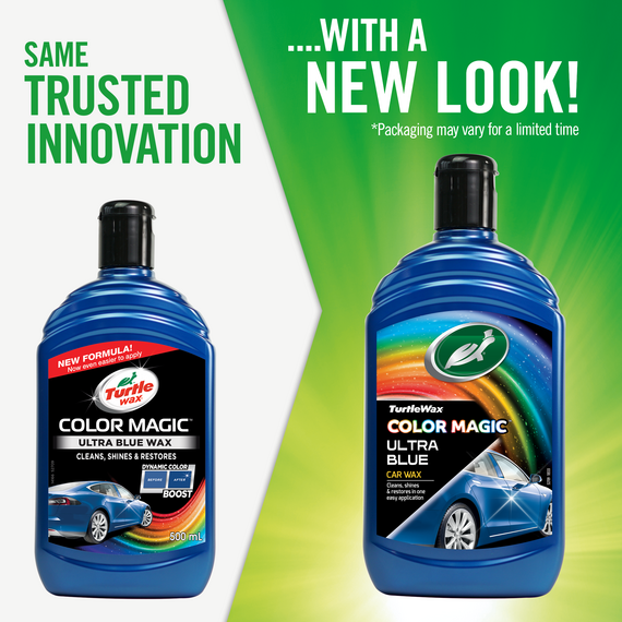 Turtle Wax Color Blue Blue Wax синій поліроль з тефлоном PTFE 500 мл, Колір: Синій, Обʼєм: 500 мл, зображення 2