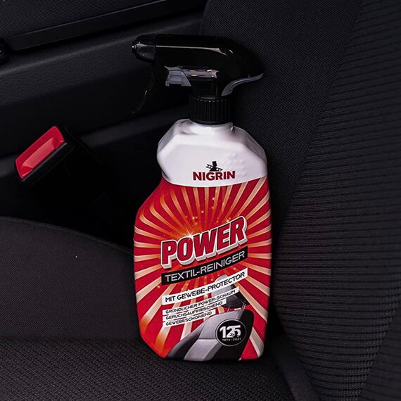 NIGRIN POWER Textil-Reiniger легко піниться очищувач тканини (Німеччина) 500 мл, зображення 2