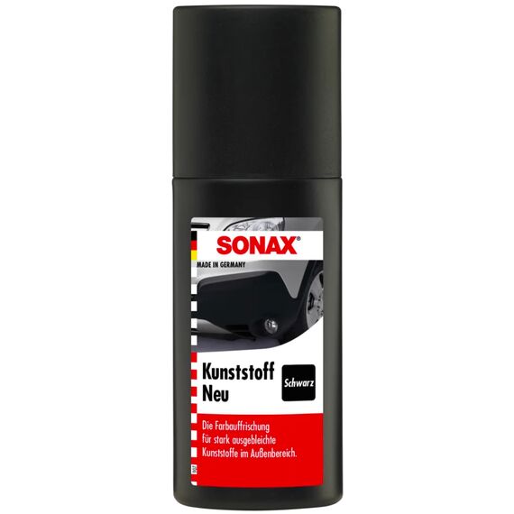 SONAX Knuststoff Neu (Plastic New Black) чернитель пластика с аппликатором 100 мл, изображение 2