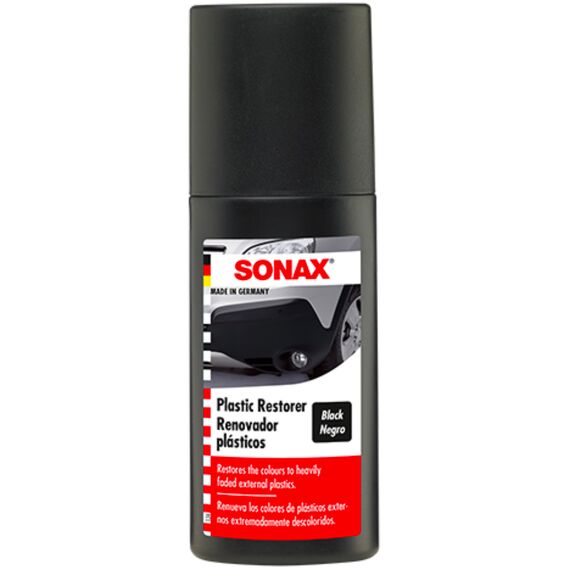 SONAX Knuststoff Neu (Plastic New Black) чернитель пластика с аппликатором 100 мл, изображение 9