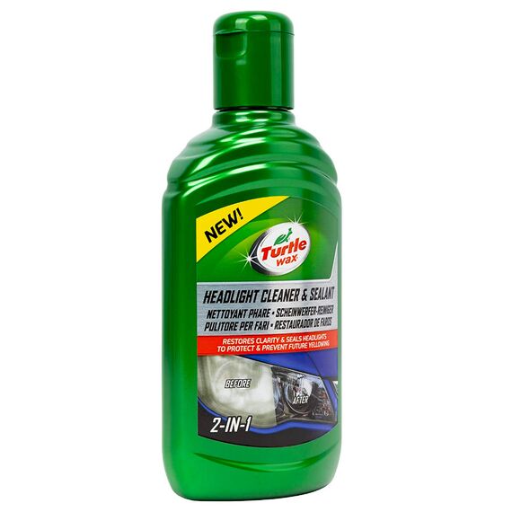 Turtle Wax Headlight Cleaner and Sealant полироль для фар с защитным силантом 300 мл, изображение 2