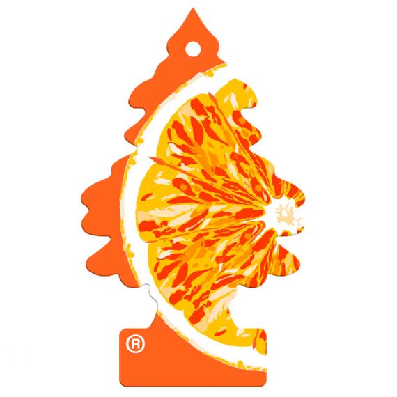 Little Trees Orange Juice Air Freshener ароматизатор ёлочка с запахом апельсиновый сок, изображение 2