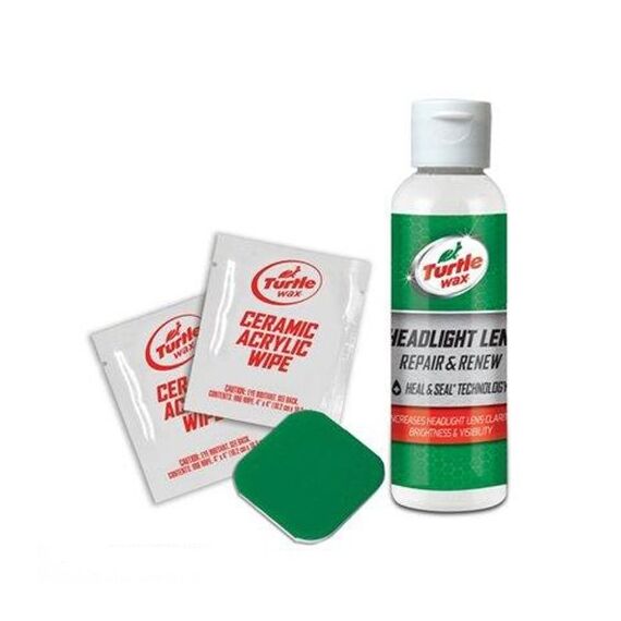Turtle Wax Headlight Lens Restorer Kit набор для ручного восстановления фар 118 мл, изображение 3
