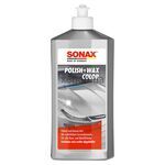 SONAX Polish +Wax Color серый (серебристый) полироль тефлон с воском 500 мл