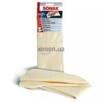 Салфетка из натуральной кожи премиум-класса, 59x38 см, Sonax Premiumleder (416300)
