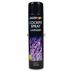 MOTIP Black Line Cockpit Spray Lavender аэрозольный полироль для пластика лаванда 600 мл
