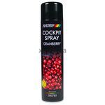 MOTIP Black Line Cockpit Spray Cranberry аэрозольный полироль для пластика клюква 600 мл