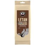 K2 LETAN Leather Wipes одноразовые салфетки для очистки кожи автомобиля 24 шт