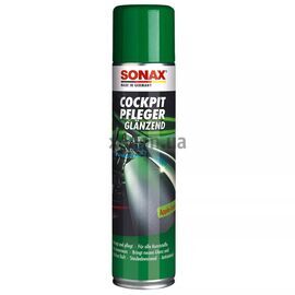 SONAX Cockpitpfleger - apple-fresh очиститель-полироль пластика глянцевый (яблоко) 400 мл