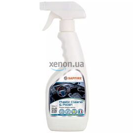 Sapfire Plastic Cleaner&Polish (002821) очиститель-полироль пластика, лимон 500 мл
