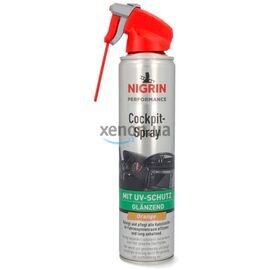 NIGRIN Performance Cockpit-Spray Orange 40-дневный очиститель протектант для пластика апельсин 400 мл